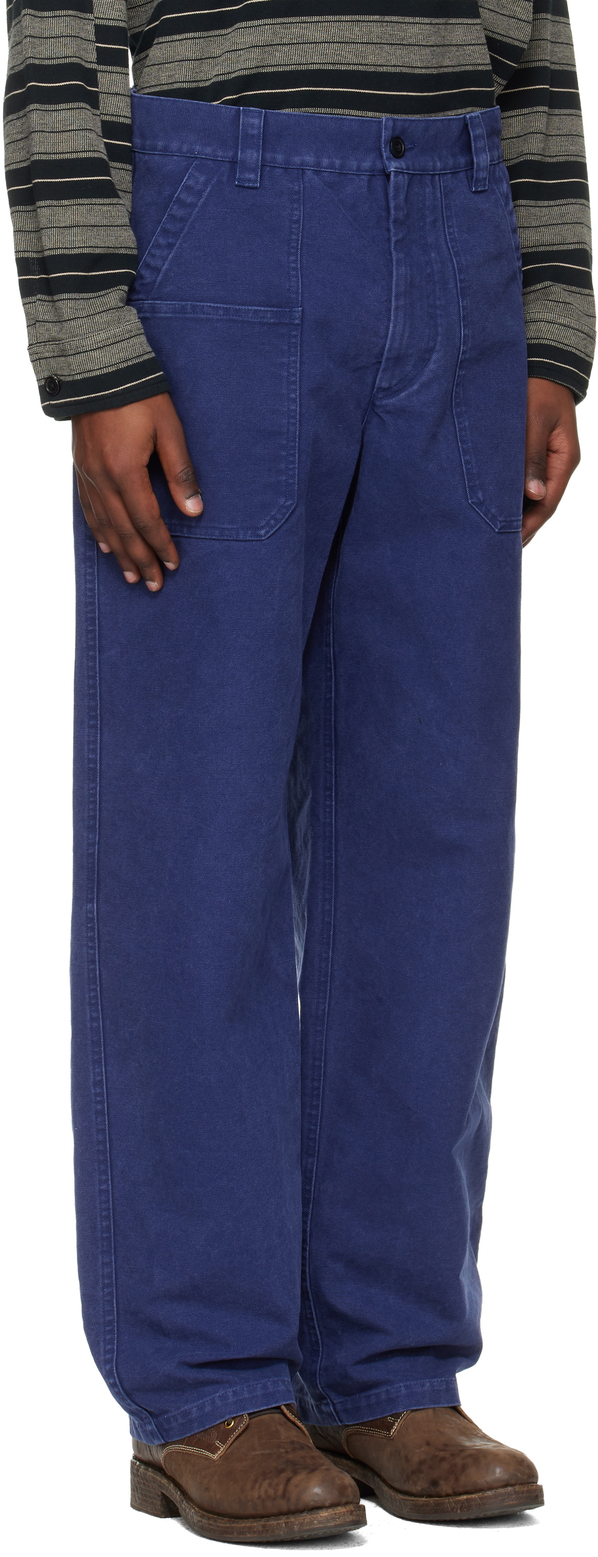 Isabel Marant Blue Albo Trousers