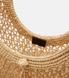 Jacquemus Spiaggia raffia top-handle bag