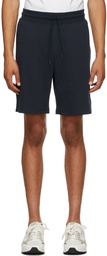 Hugo Navy Handwritten Logo Shorts