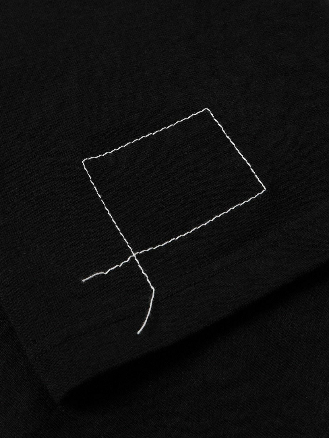 Sacai - WTAPS® Embroidered Logo-Print Cotton-Jersey T-Shirt