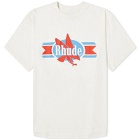 Rhude Men's Chevron Eagle T-Shirt in Vintage White
