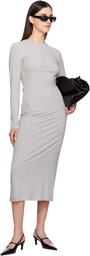 ANINE BING Gray Jo Maxi Dress