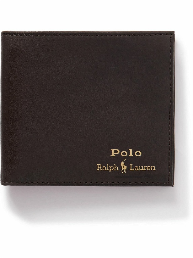 Photo: Polo Ralph Lauren - Logo-Print Leather Billfold Wallet