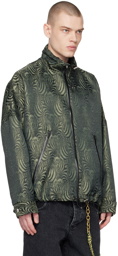 Song for the Mute Green Jacquard Jacket