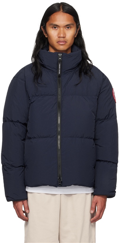 Photo: Canada Goose Navy Lawrence Down Jacket