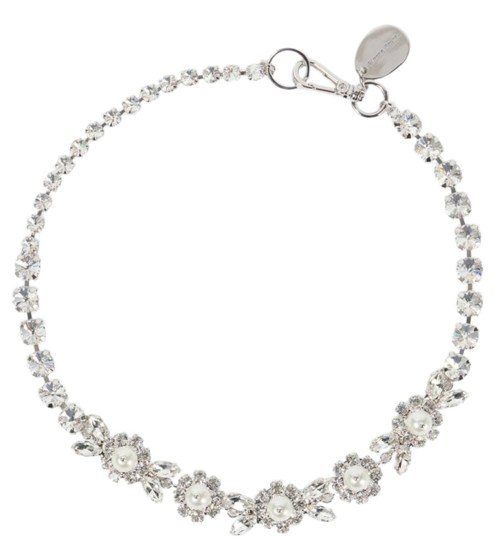 Photo: Simone Rocha Faux pearl and crystal-embellished necklace