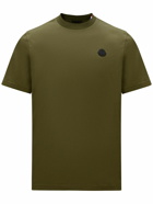MONCLER - Logo Detail Cotton Jersey T-shirt