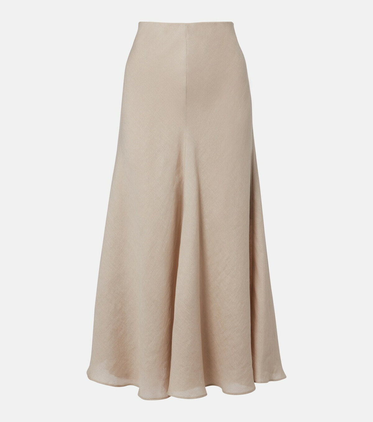 Brunello Cucinelli Linen midi skirt