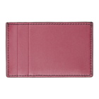 Alexander McQueen Burgundy and Pink Gradient Card Holder