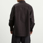 Sage Nation Men's Chisholm Check Shirt in Navy Brown Check