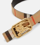 Burberry EKD Burberry Check reversible belt