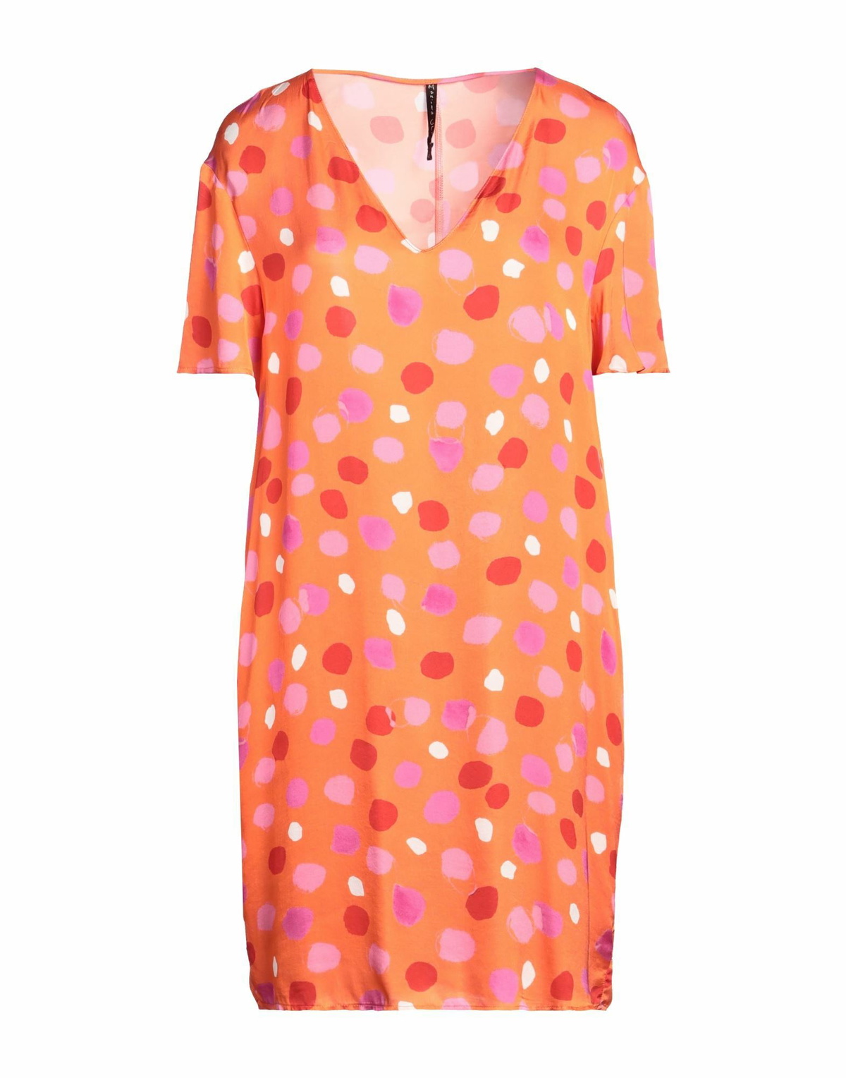 Manila Grace Womens Mini dress in Orange