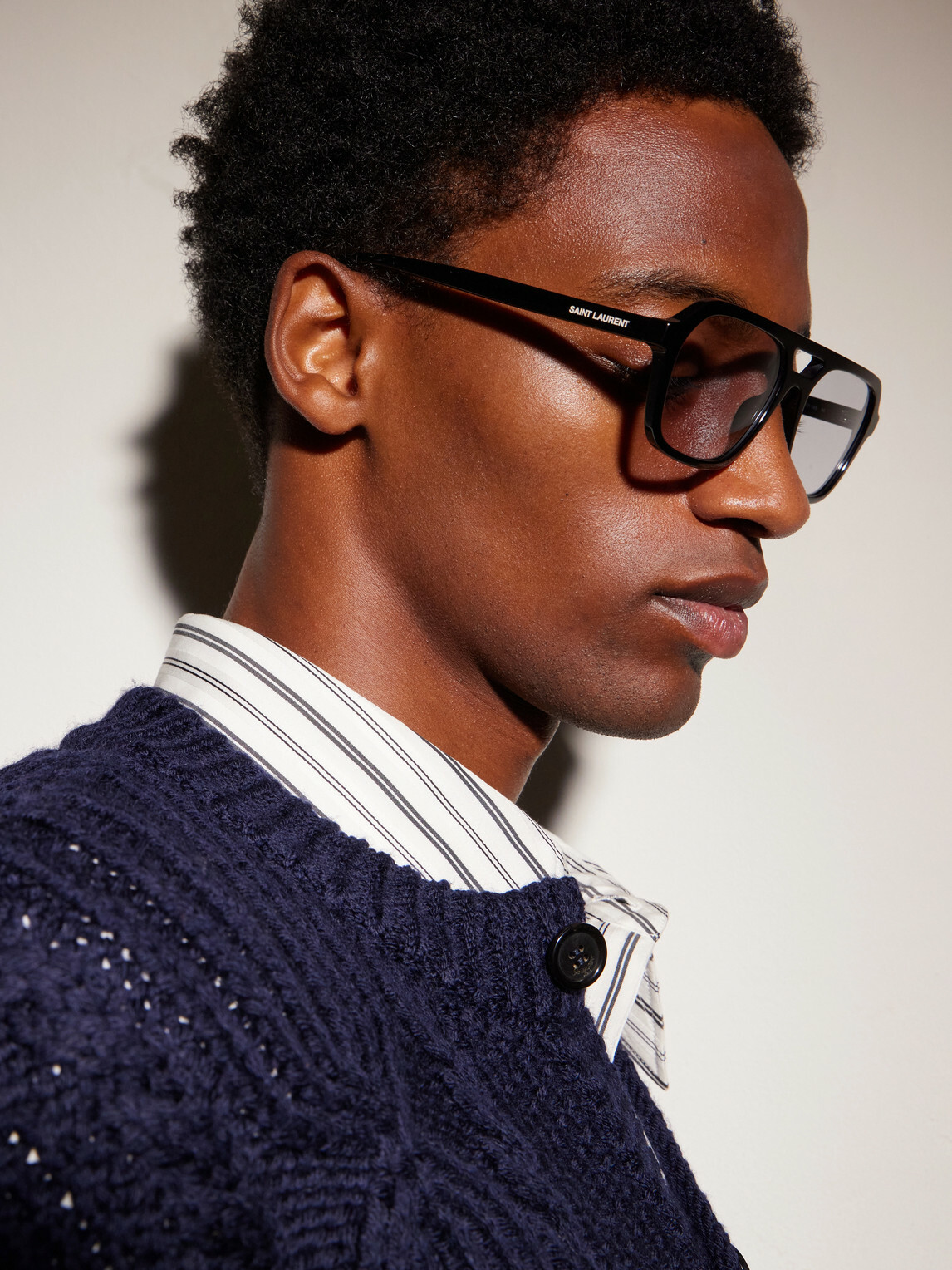 SAINT LAURENT - Aviator-Style Acetate Sunglasses