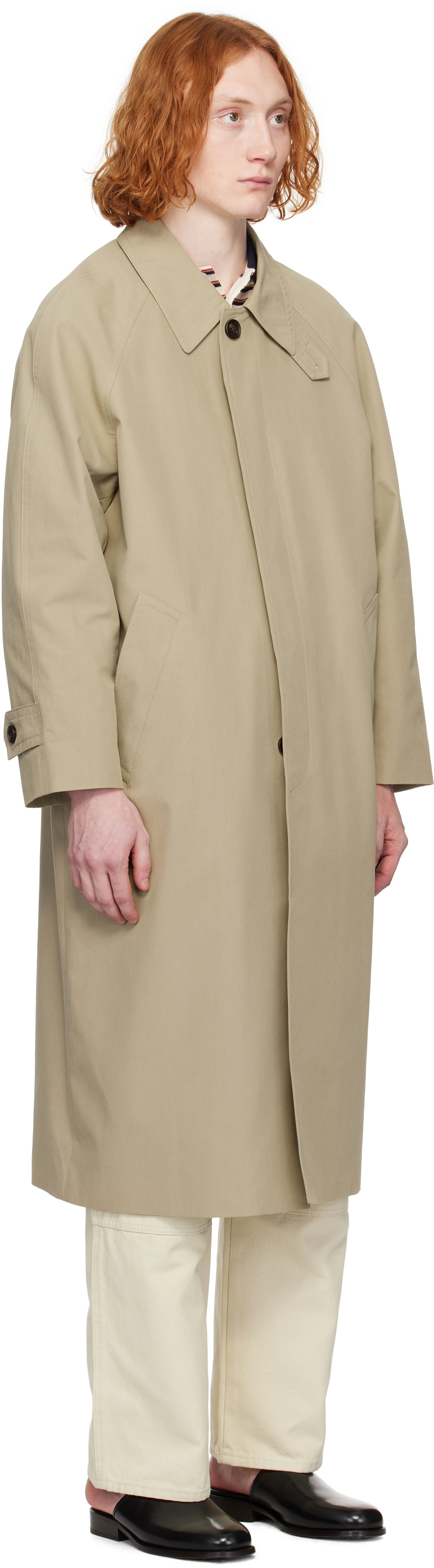Dunst Taupe Refined Mac Coat Dunst