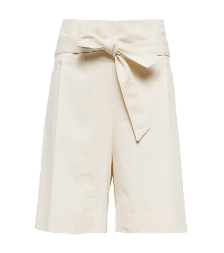 Photo: Toteme - High-rise cotton shorts