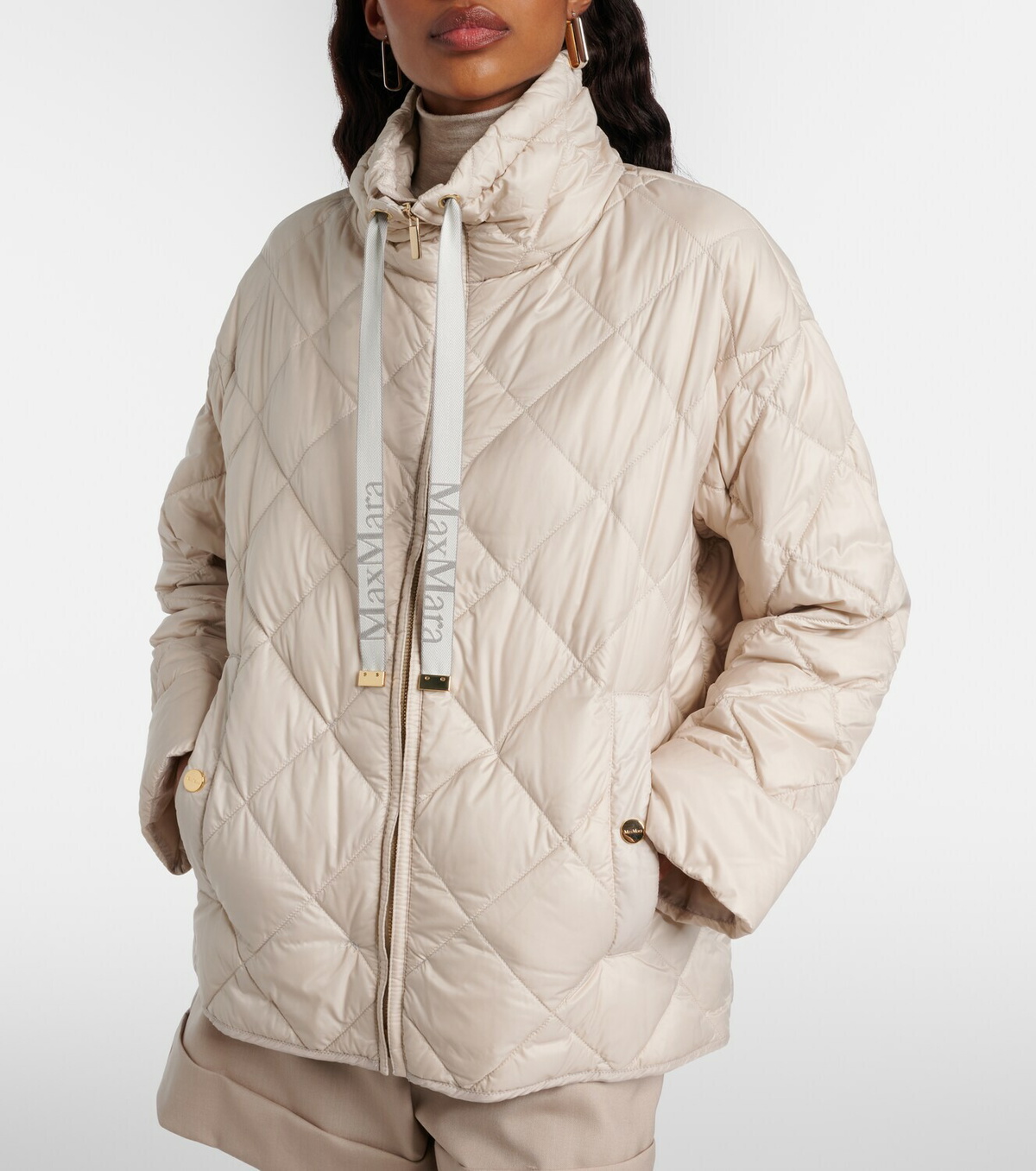 Max Mara The Cube Pisoft quilted down jacket
