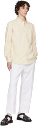 Thom Browne Beige Straight Fit Denim Shirt