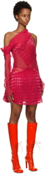 Maximilian Davis Red Nightfall Minidress