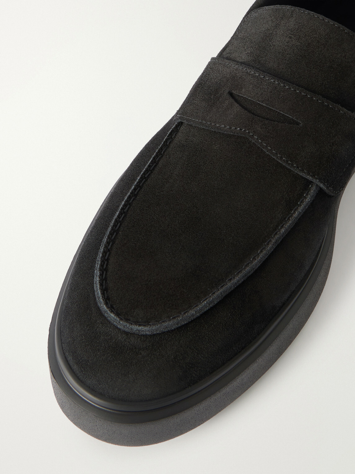 Officine Creative - Frame 001 Suede Loafers - Black