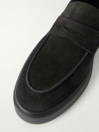 Officine Creative - Frame 001 Suede Loafers - Black