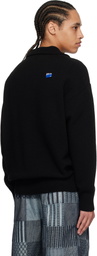 ADER error Black Significant TRS Tag Knit 02 Polo