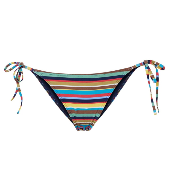 Photo: Staud Sisley striped low-rise bikini bottoms