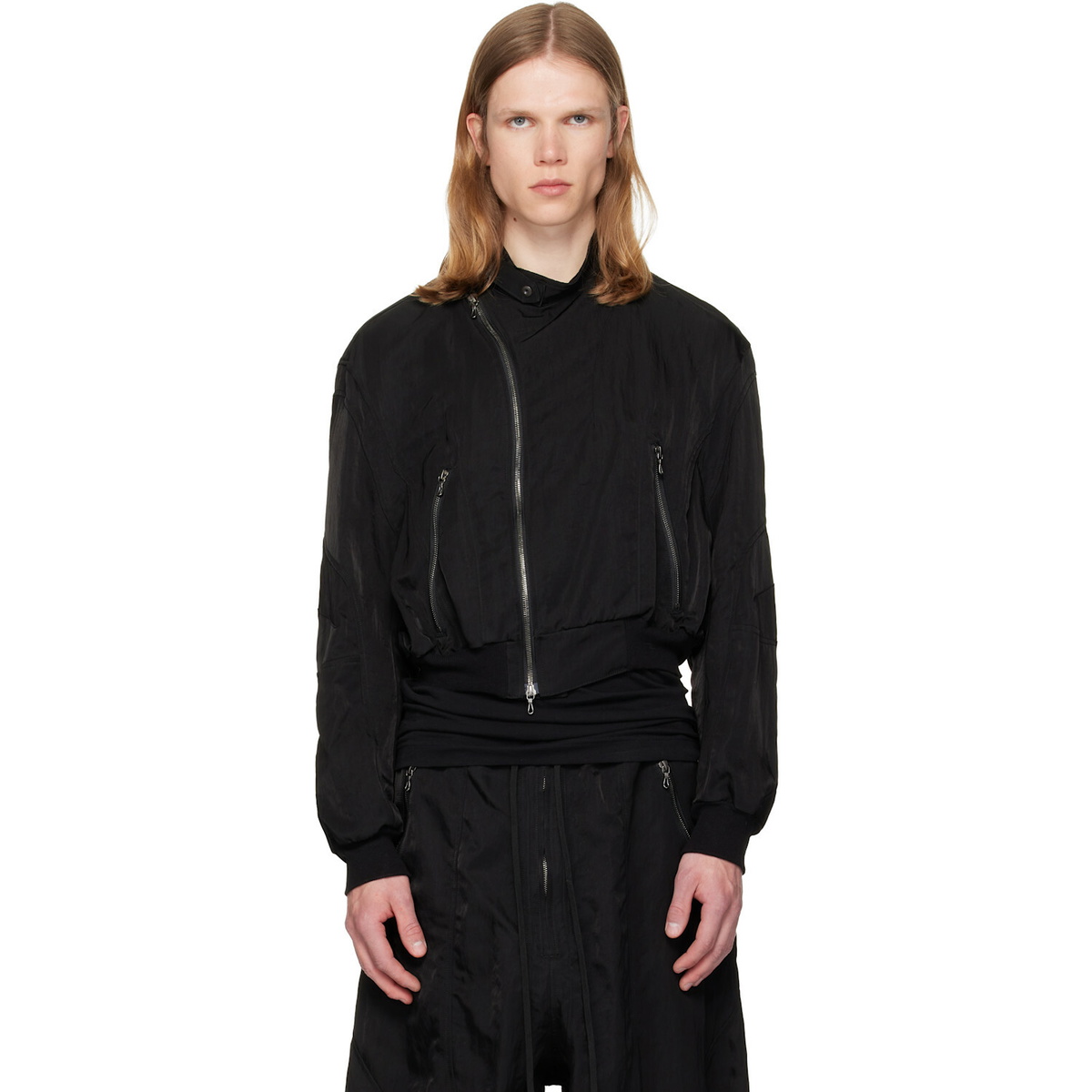 Julius Black NILoS Down Puffer Jacket Julius