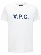 A.P.C. - Flocked Logo Organic Cotton T-shirt