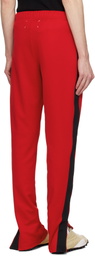 Maison Margiela Red Striped Sweatpants
