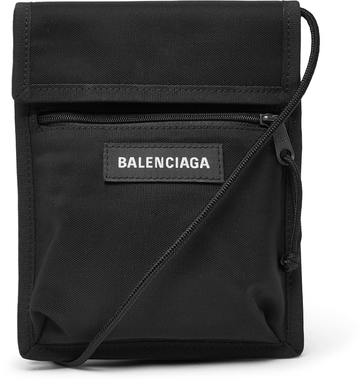 Photo: Balenciaga - Explorer Canvas Messenger Bag - Black