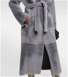 Yves Salomon Reversible leather and shearling coat