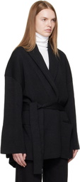 La Collection Gray Suki Short Cardigan