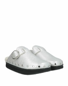 Isabel Marant Womens Mules & Clogs in Silver
