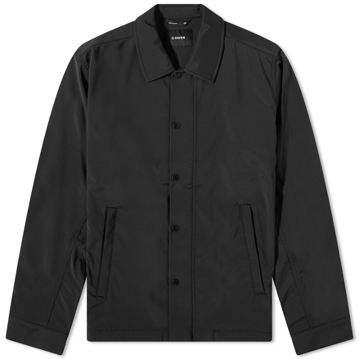 Photo: HAVEN Men's Pitch Gore-Tex Infinium™ 3L Nylon Ripstop Coach Jacket in Black