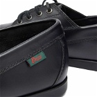 Bass Weejuns Men's Camp Moc Jackman Pull Up in Black Leather Mono