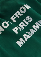 DRÔLE DE Monsieur Nfpm Hooded Cotton Sweatshirt Dark Green