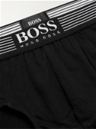 HUGO BOSS - Stretch-Jersey Briefs - Black
