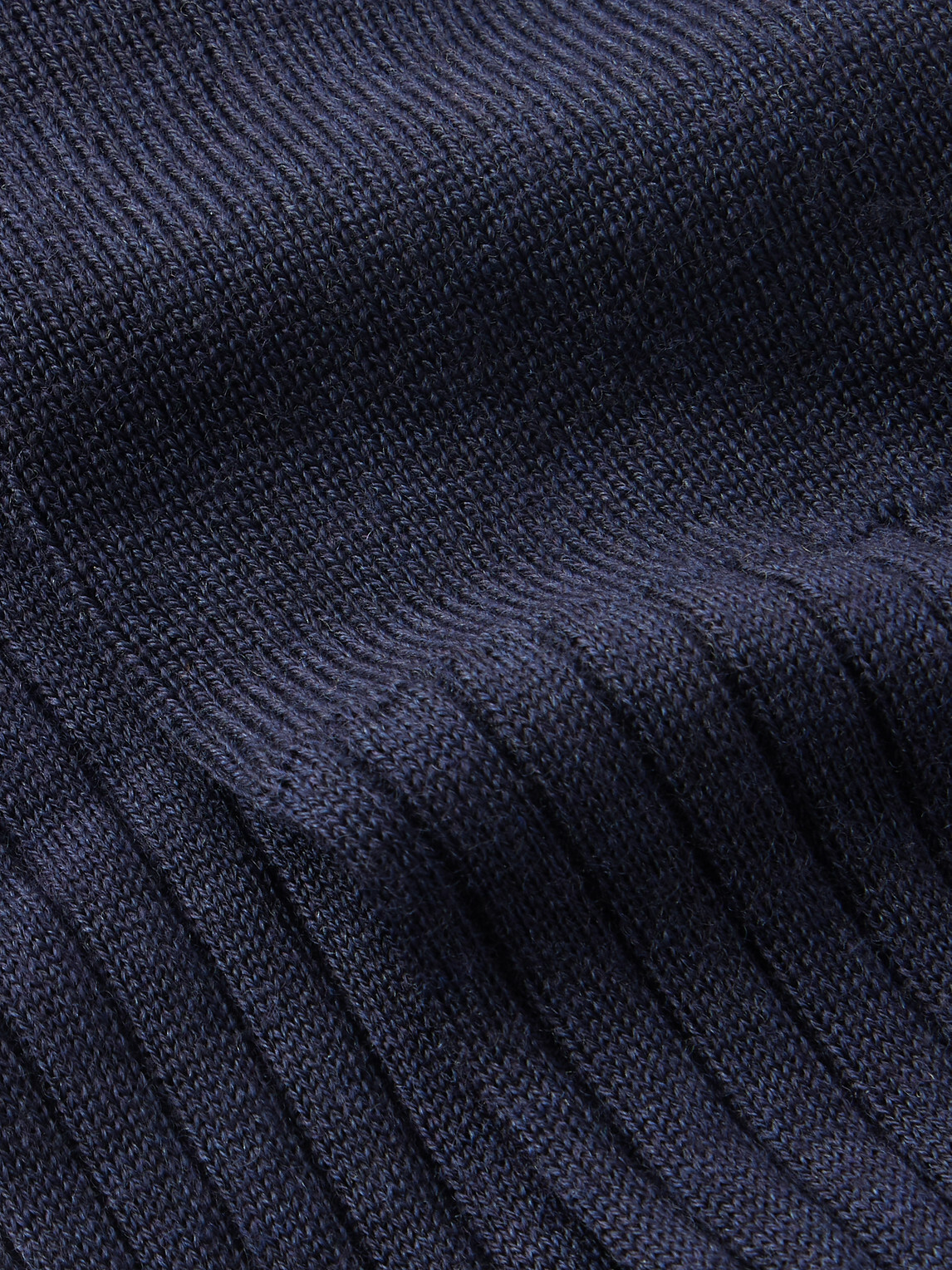 Brunello Cucinelli - Ribbed Wool and Cashmere-Blend Socks - Blue