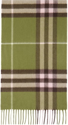 Burberry Green Check Scarf