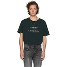 Saint Laurent Green Western Logo T-Shirt