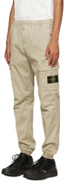 Stone Island Beige Patch Cargo Pants