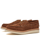EasyMoc Men's Rockland 3-Eye Shoe in Snuff Suede