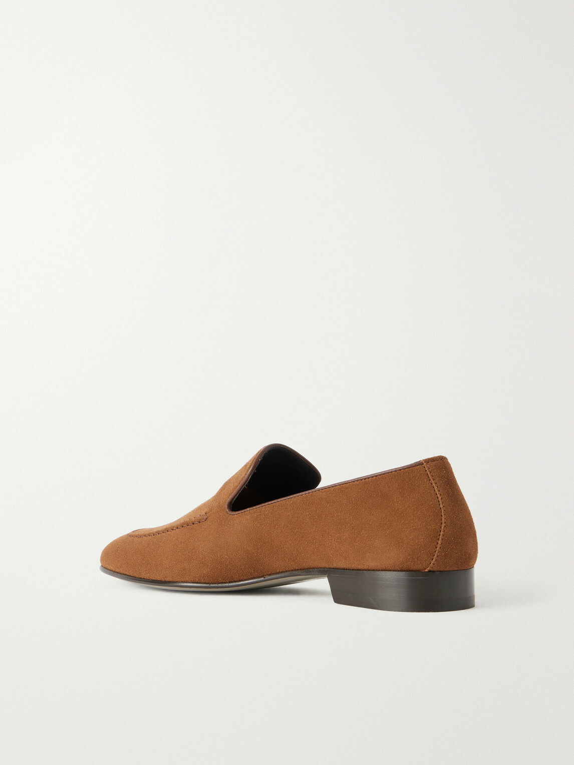 Manolo Blahnik - Truro Suede Loafers - Brown