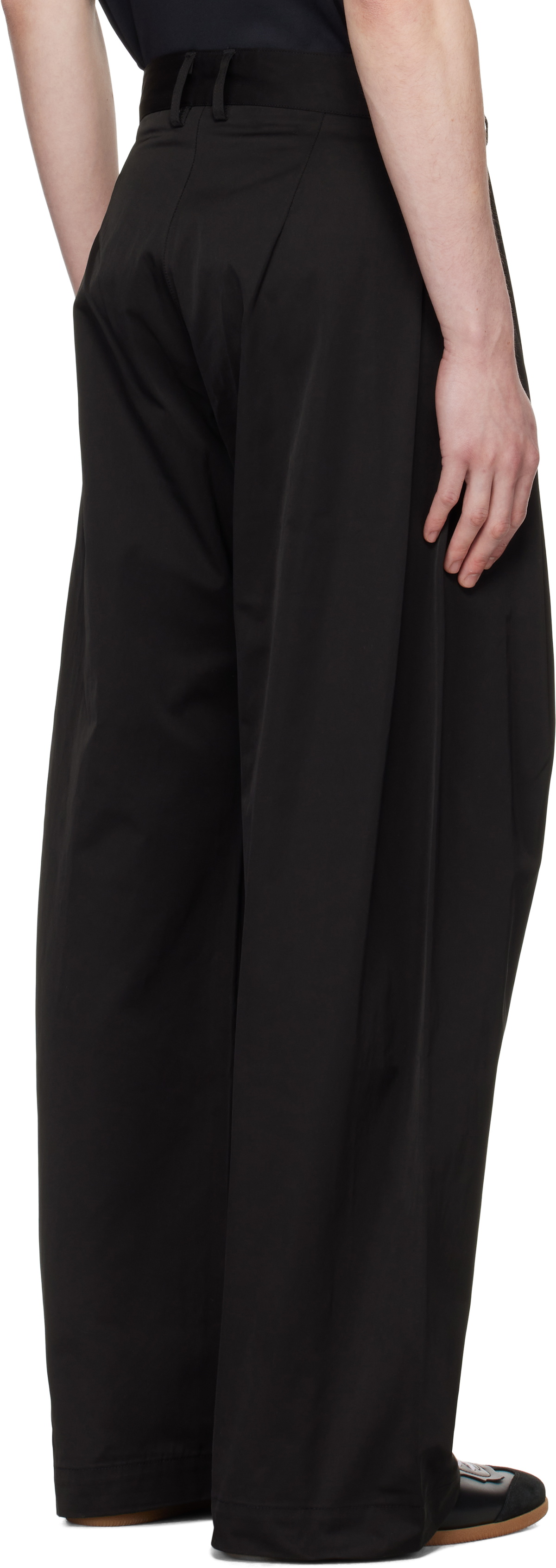 Seventh Black Bermuda Trousers