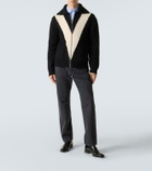Valentino Virgin wool zip-up sweater
