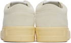 Jil Sander Off-White Lace-Up Sneakers