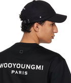 WOOYOUNGMI Black Logo Ball Cap