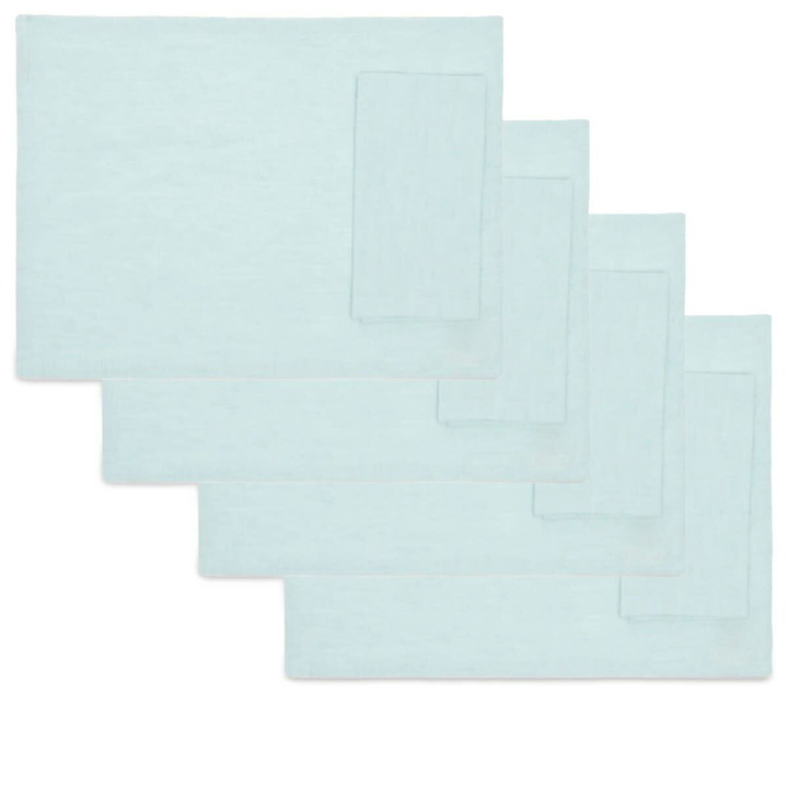 Photo: HAY Tavolo Napkin/Placemat - Set of 4 in Soft Blue 