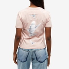 3.Paradis Women's Freedom Doves Cropped T-Shirt in Pink
