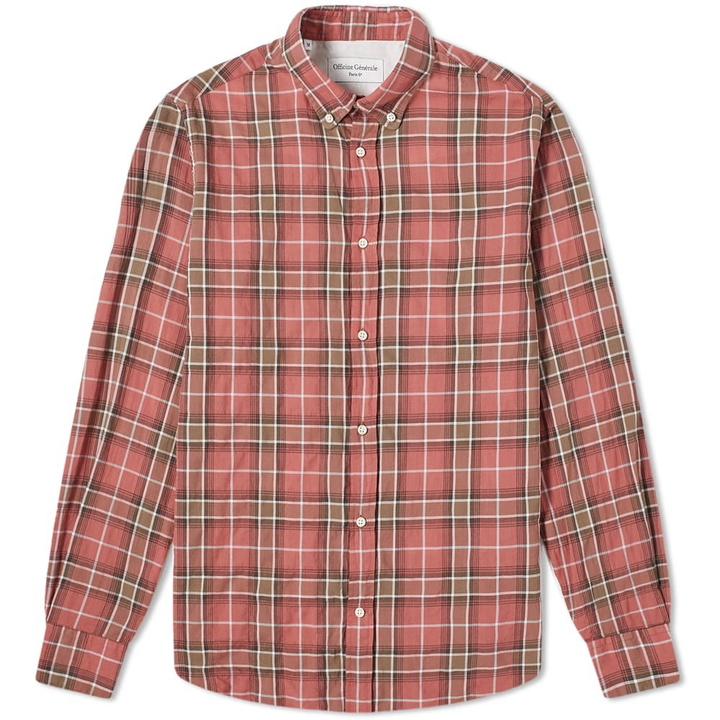 Photo: Officine Generale Antime Check Shirt